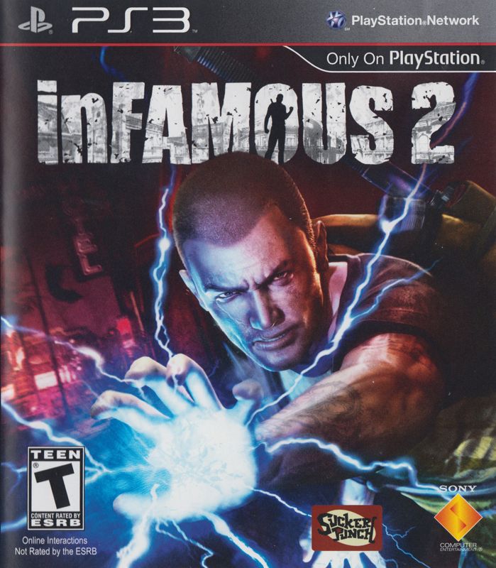 Infamous 2 box art for Playstation 3